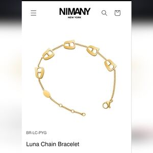Luna Chic Gold Chain Bracelet Brand New